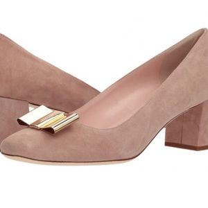 NWOT👡Kate Spade Suede Dijon Bow Pumps